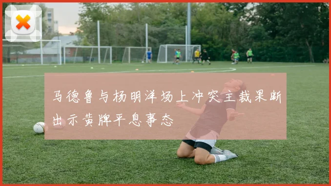 马德鲁与杨明洋场上冲突主裁果断出示黄牌平息事态